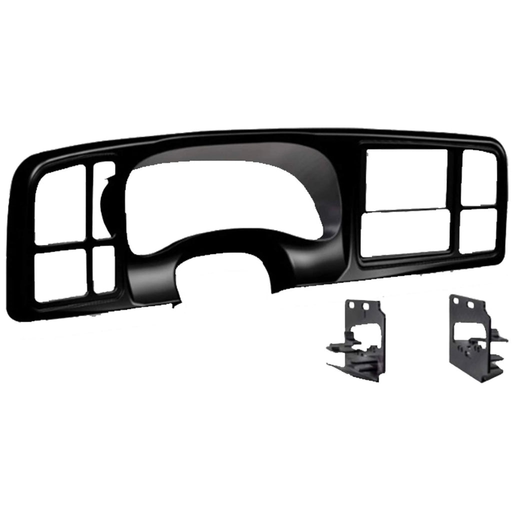 Matte Black Double-DIN Dash Panel K7711