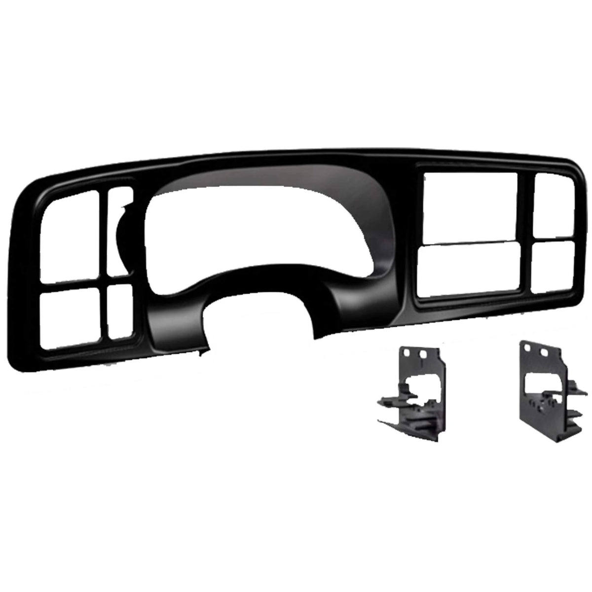 Matte Black Double-DIN Dash Panel K7711