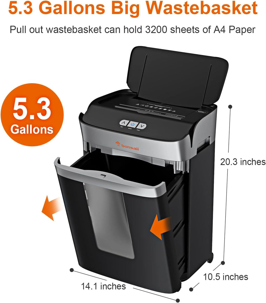 90-Sheet Autofeed Micro Cut Paper Shredder Y8091