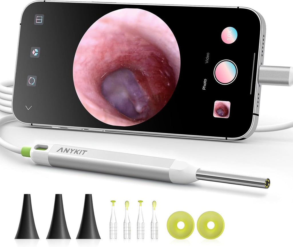 HD Ultra Clear View Ear Wax Removal Tool Otoscope with Ear Spoon H2310
