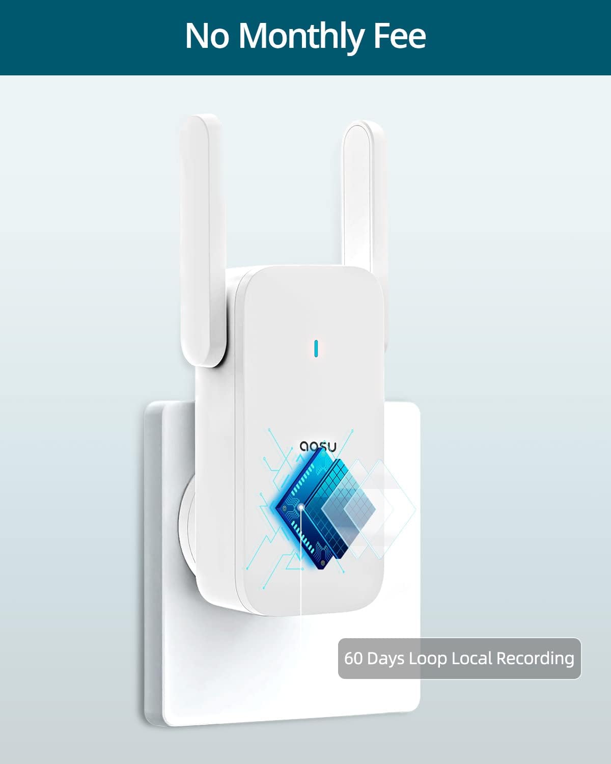 Wireless 5MP Video Doorbell with Homebase V520159