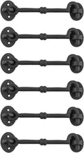 Black Wrought Iron Cabin Hook Eye 7 Inches Long Pack of 6 T4179