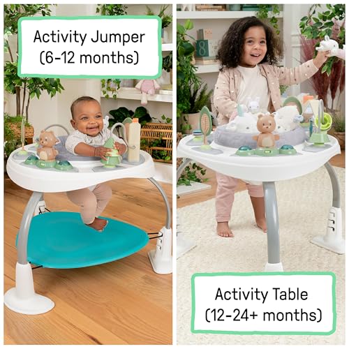 2-in-1 Baby Activity Center Jumper and Table with Infant Toys U516