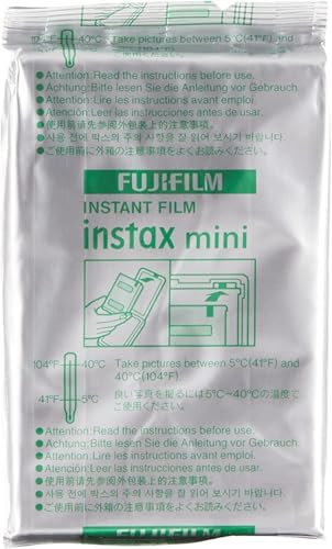 INSTAX Mini Instant Film 2 Pack = 20 Sheets (White) G84844
