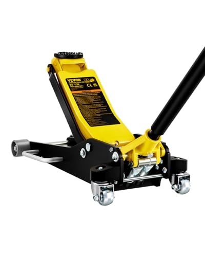 3 Ton Low Profile Aluminum Steel Racing Floor Jack with Dual Pistons Quick Lift Pump U9773