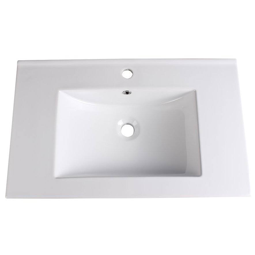 White Integrated Sink and Countertop M818600