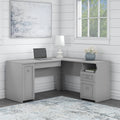 L-Shaped Desk and Storage Cabinet S2565