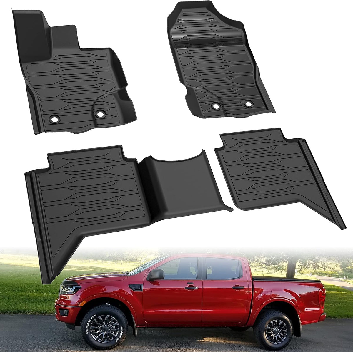 Front Rear Floor Mats C266