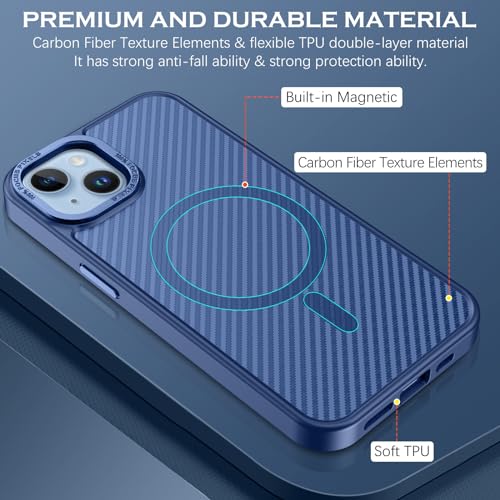 Carbon Fiber Pattern Case for iPhone 14 6.1 Inch W191991