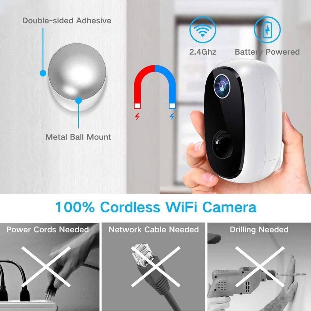 4MP Outdoor WiFi Bullet Security Camera B29714
