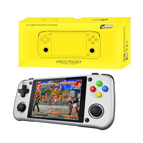 Handheld Gaming Console with 40 Pre-Installed Games, Gray P799