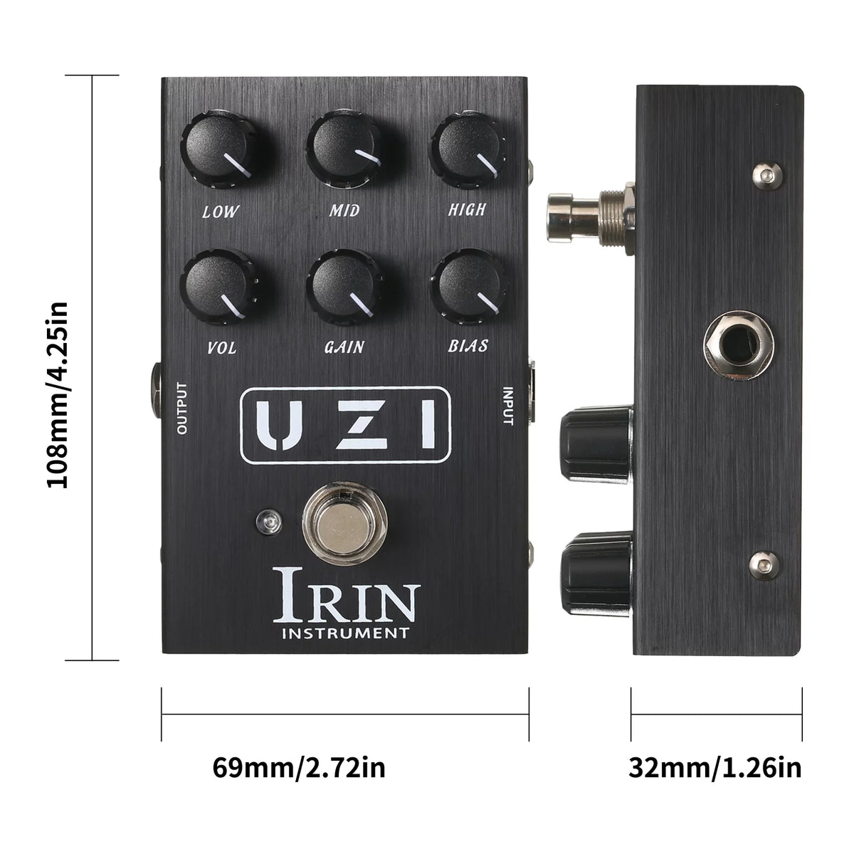 Guitar Heavy Distortion Effect Simulator Pedal O841071