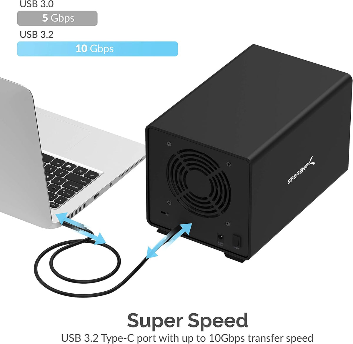USB 3.0 to SATA Dual Bay External Hard Drive Docking Station O51178