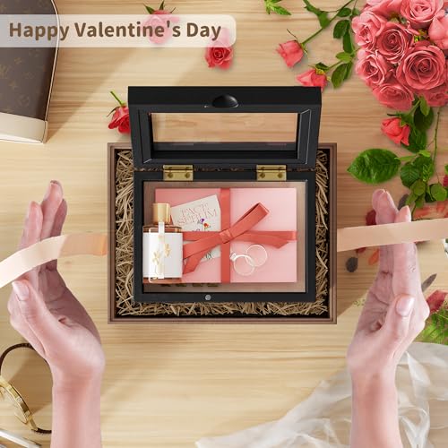 Black 11x11 Shadow Box Frame with Glass Door N22847