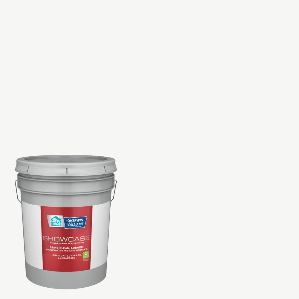 Flat/Matte Ultra White Interior Paint (5-Gallon) U230759