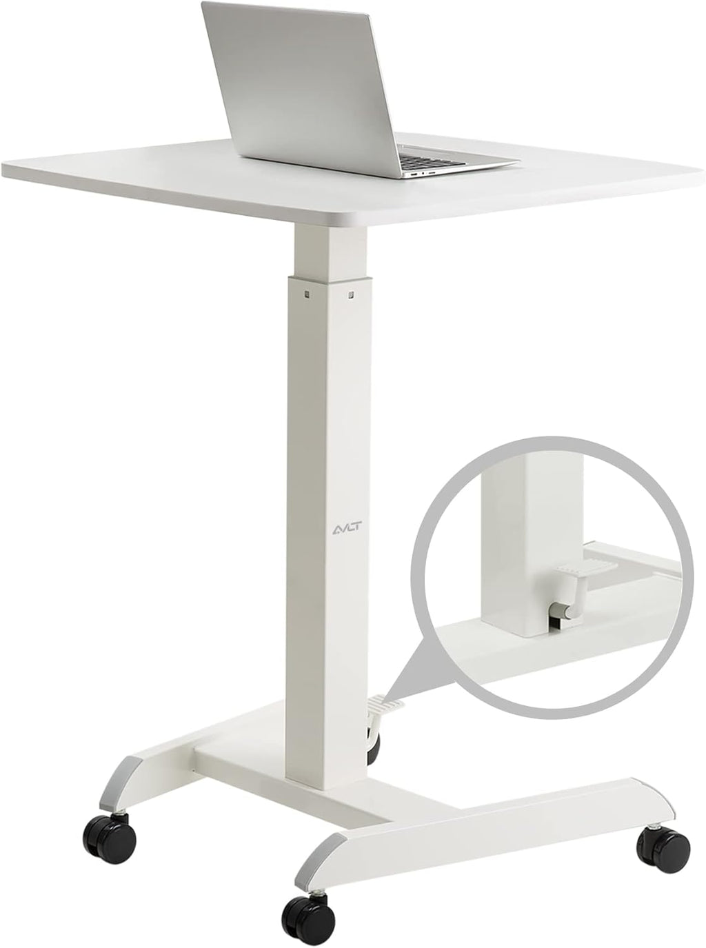Pneumatic Laptop Standing Desk Cart K283