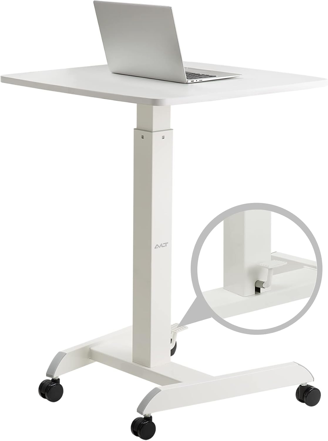Pneumatic Laptop Standing Desk Cart K283