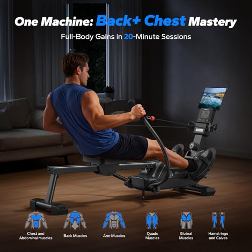 Magnetic Rowing Machine with 16-Level X882934
