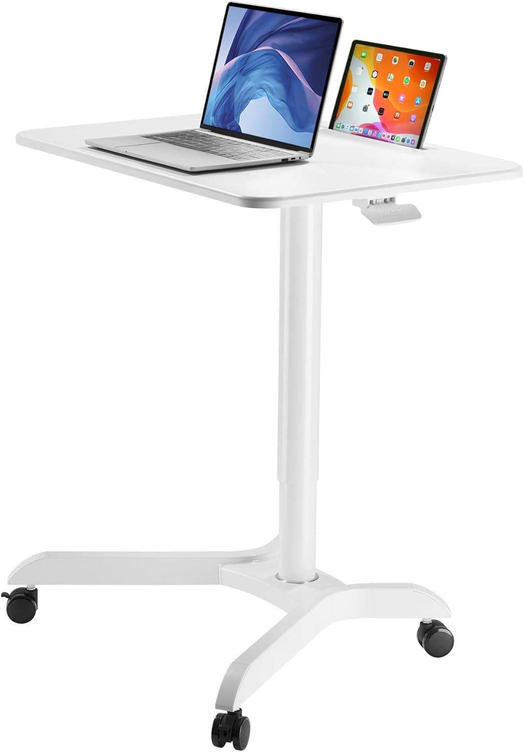 Pneumatic Laptop Standing Desk Cart K283