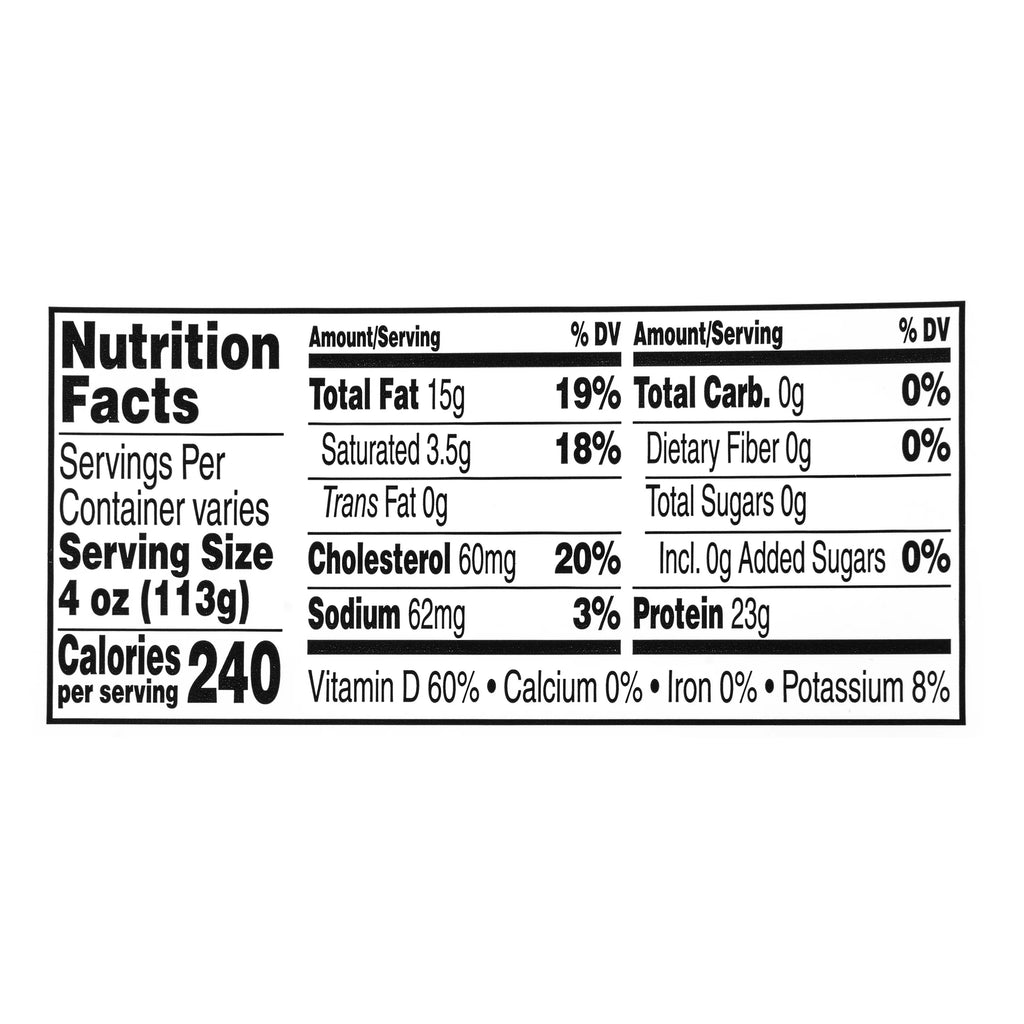 Atlantic Salmon Fillets, 2.00 - 3.00 lb. Whole Salmon Side P6447