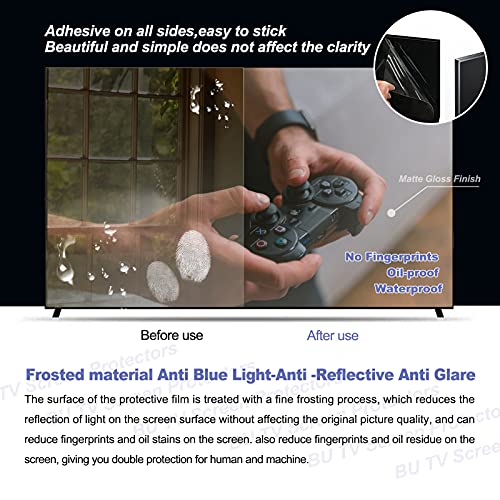 43-65 Inch Monitor TV Screen Protector Anti-Glare Anti-Scratch Anti Blue Light Film X4441