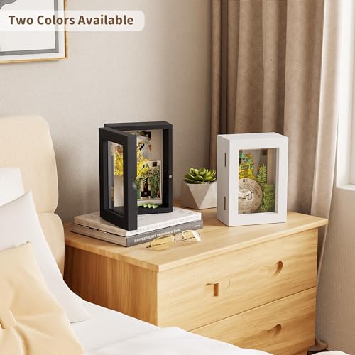 Black 11x11 Shadow Box Frame with Glass Door N22847