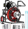 50 Ft x 1/2 Inch Portable Electric Drain Auger Cleaner D458