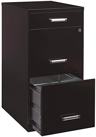 Black 3 Drawer Metal Vertical File Cabinet X462