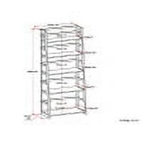 White Ladder Shelf Bookcase X515