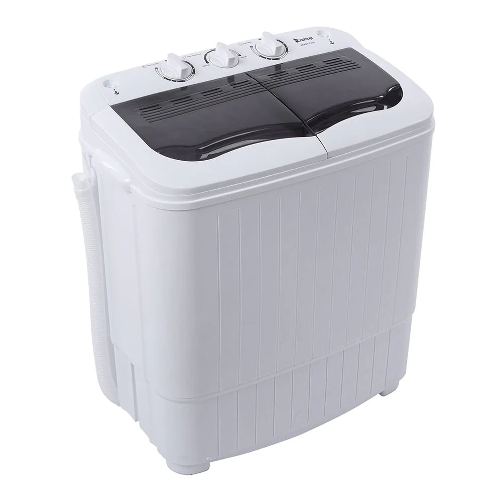 14.3LBS Semi-automatic Compact Twin Tub Washing Machine S2547