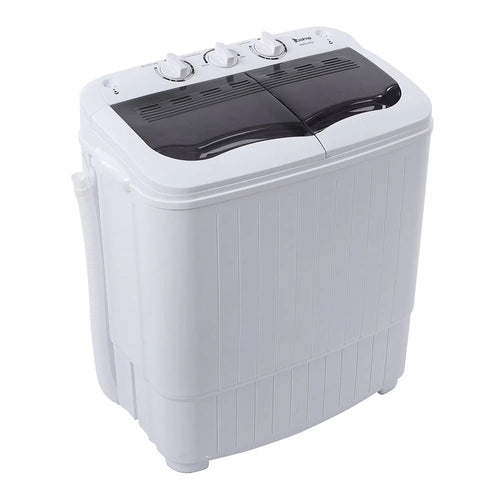14.3LBS Semi-automatic Compact Twin Tub Washing Machine S2547