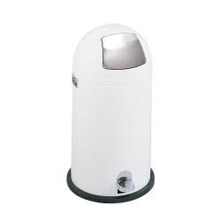 12 Gallon Dome Step-On Receptacle Black A786372