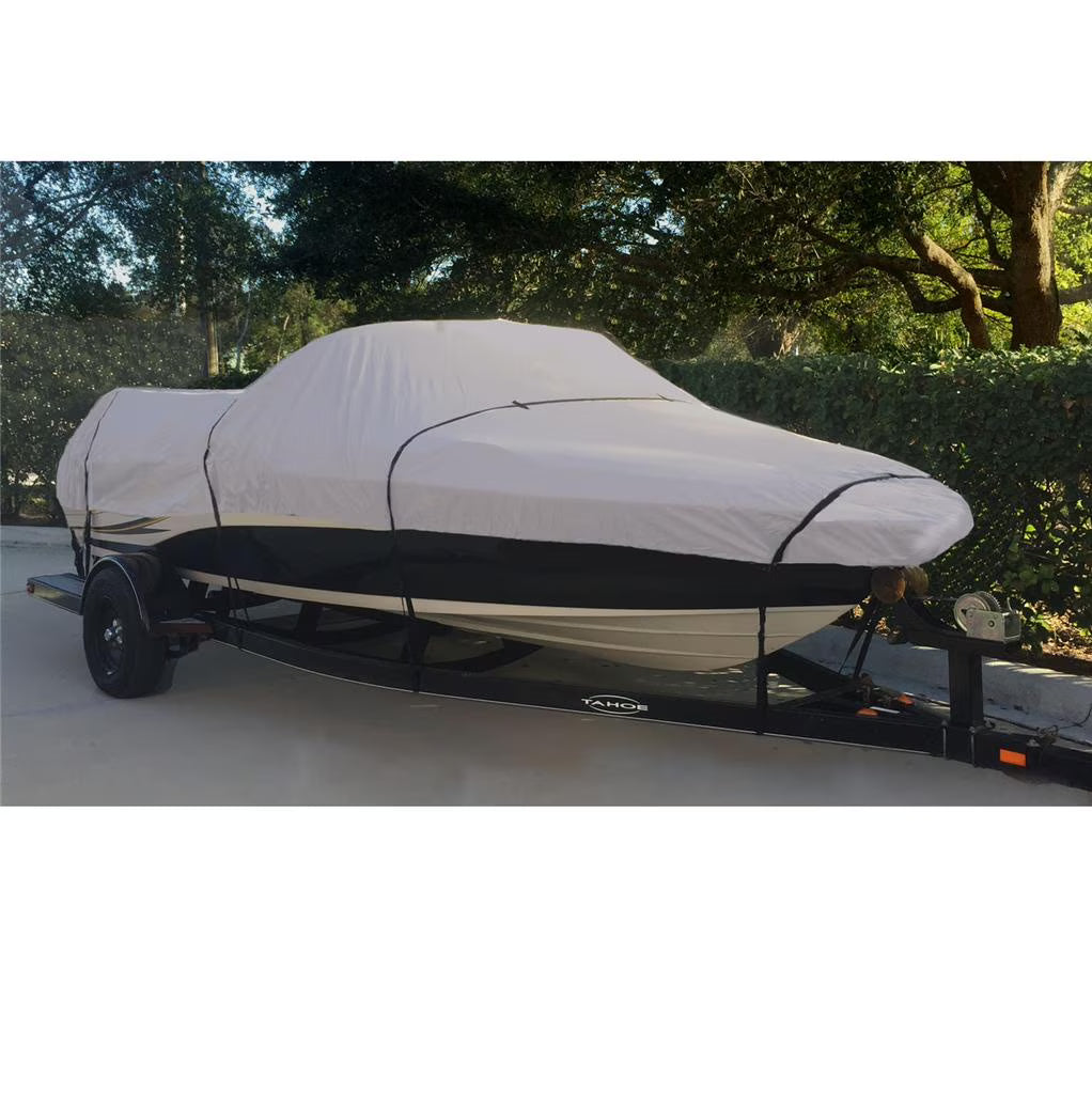 Boat Cover for Sea Ray 175 Fish/Ski with Port Troll O/B 95-97 L29065