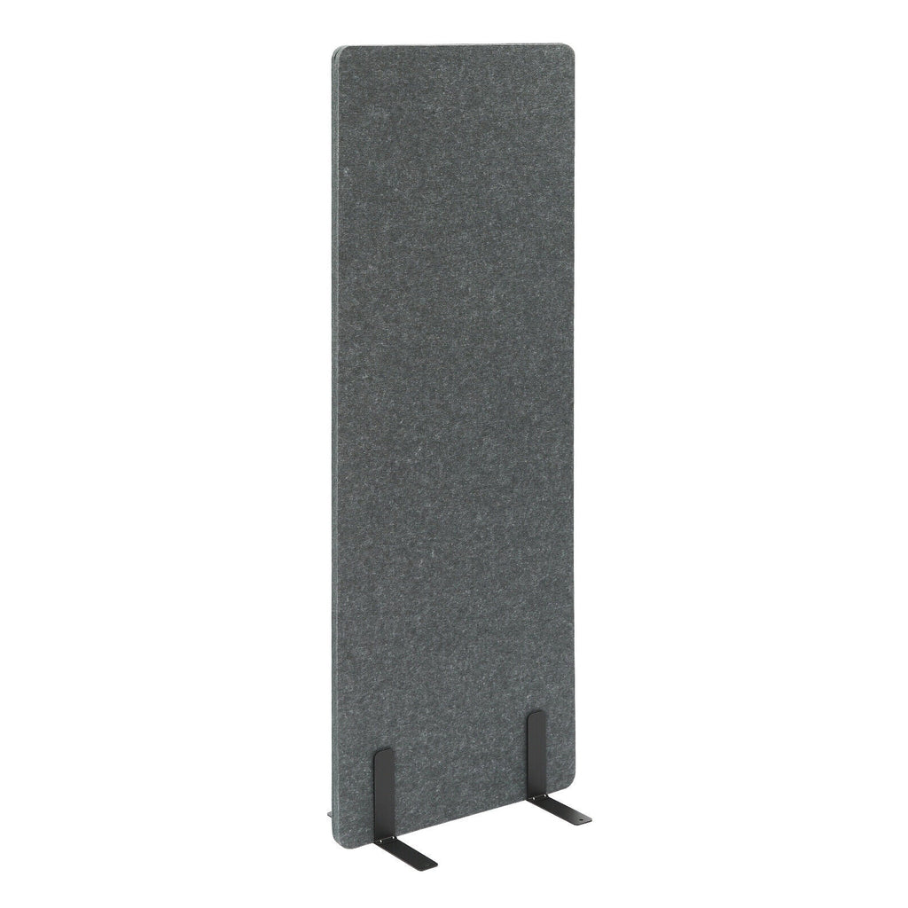 Freestanding Acoustic Room Divider Privacy Screen with Lockable Wheels H283