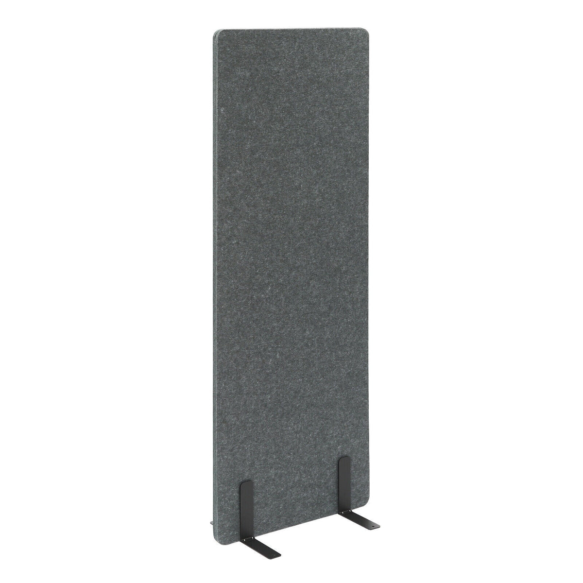 Freestanding Acoustic Room Divider Privacy Screen with Lockable Wheels H283