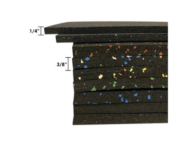 Black Rubber Flooring Mat O5298