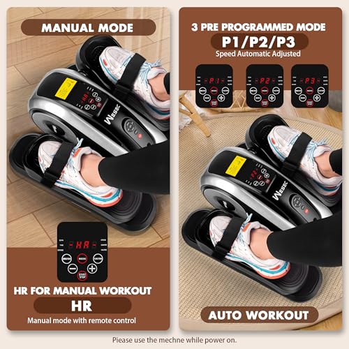 Under Desk Electric Elliptical Machine with Remote S8181