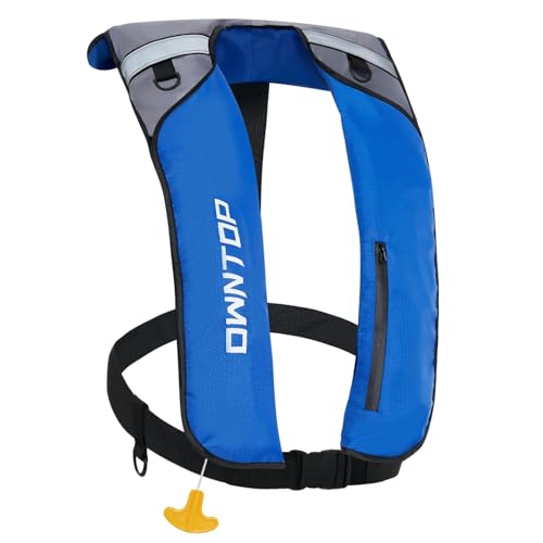 Manual Inflatable Swim Jacket with Zipper Pocket E728804