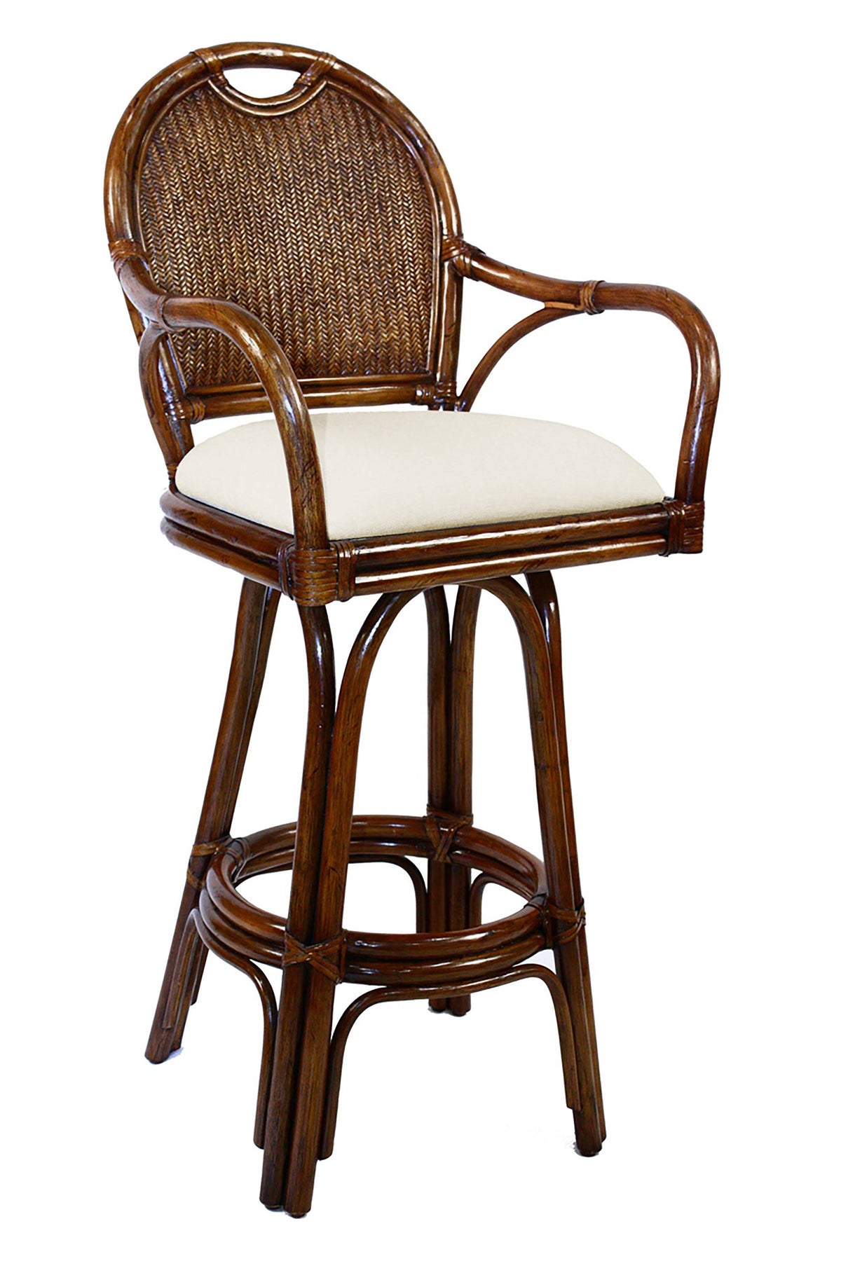 Swivel Rattan Barstool G89067