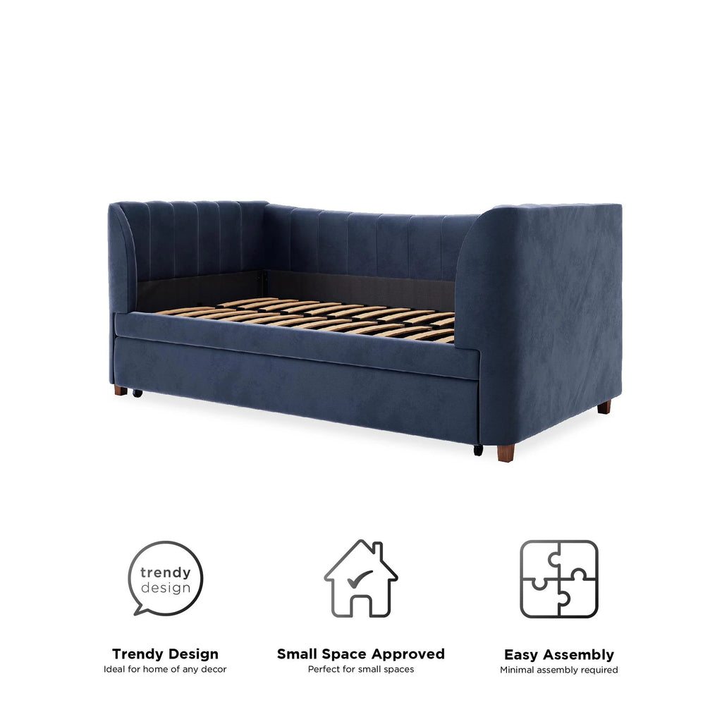 Upholstered Daybed with Trundle L112101