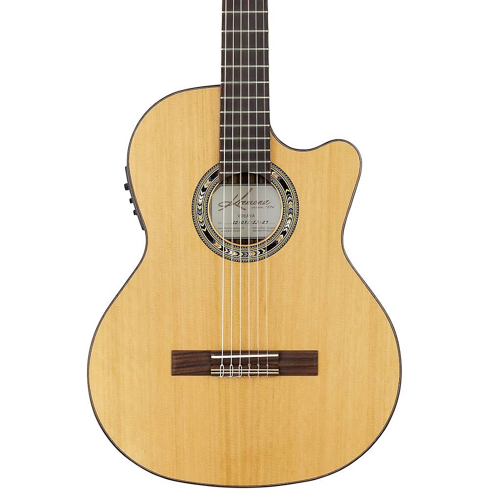 Natural Cutaway Acoustic-Electric Nylon Guitar R32647