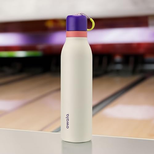24-oz Insulated Stainless Steel Water Bottle with Straw O816