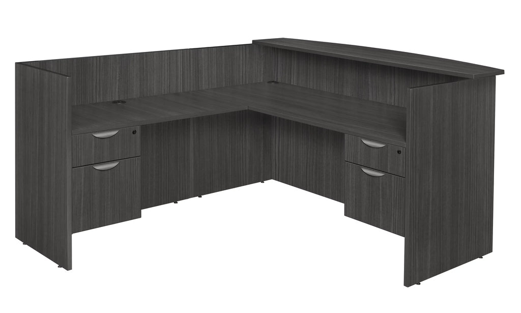 Reception Desk with File Cabinet F70716