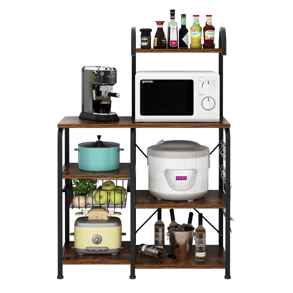 5-Tier Kitchen Bakers Rack with Storage Shelves P48816