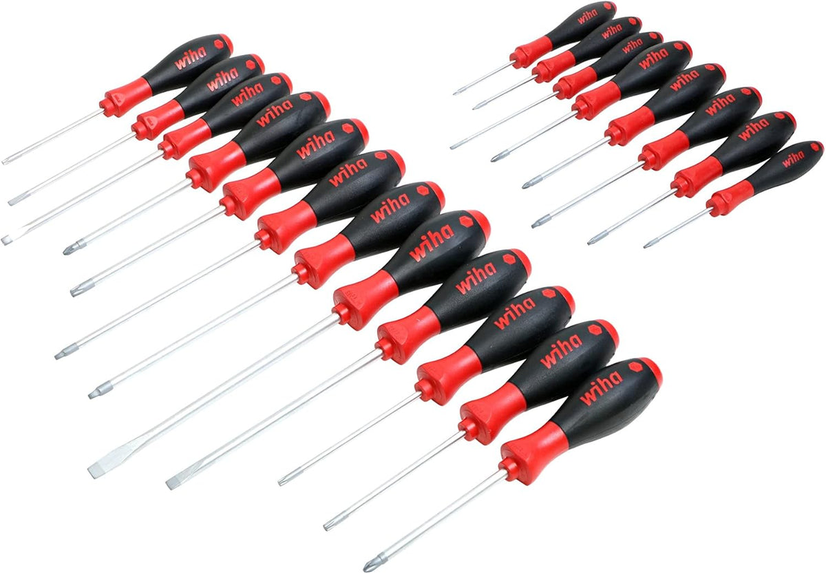 12-Piece Slotted and Phillips Screwdriver Set with Soft Finish Handles U18241