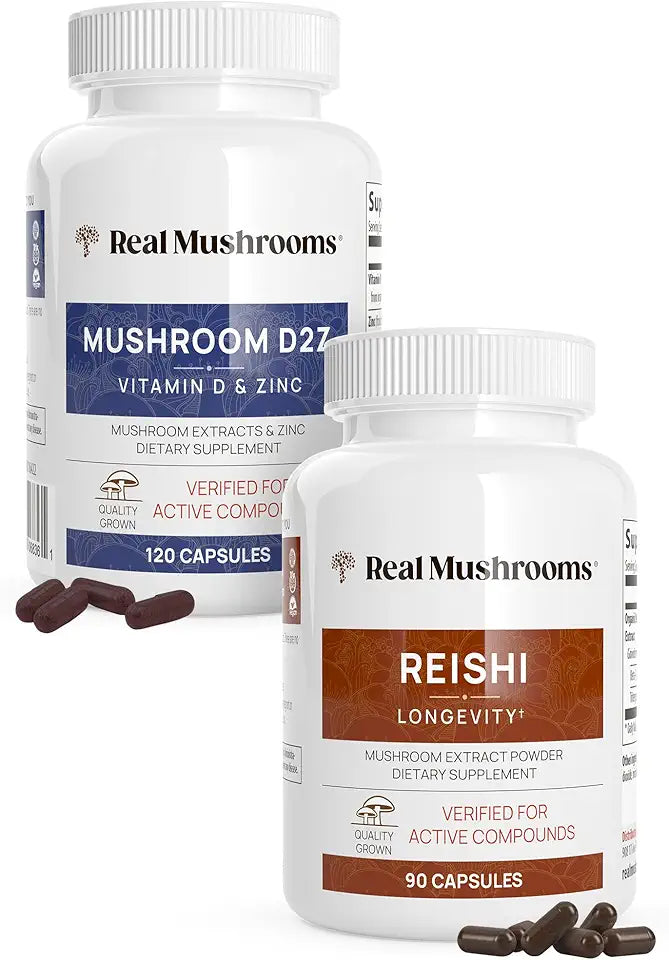 Vitamin D2 Zinc and Reishi Chaga Mushroom Extracts M817