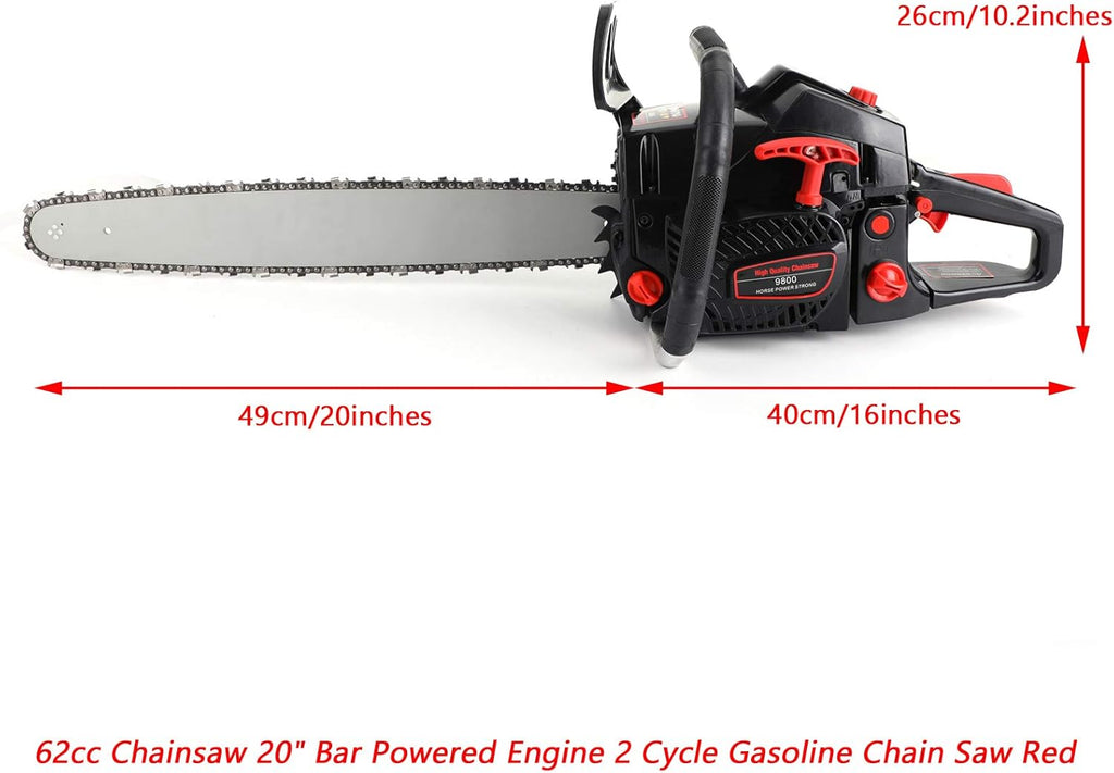 20 Inch 62cc Gas Chainsaw P732