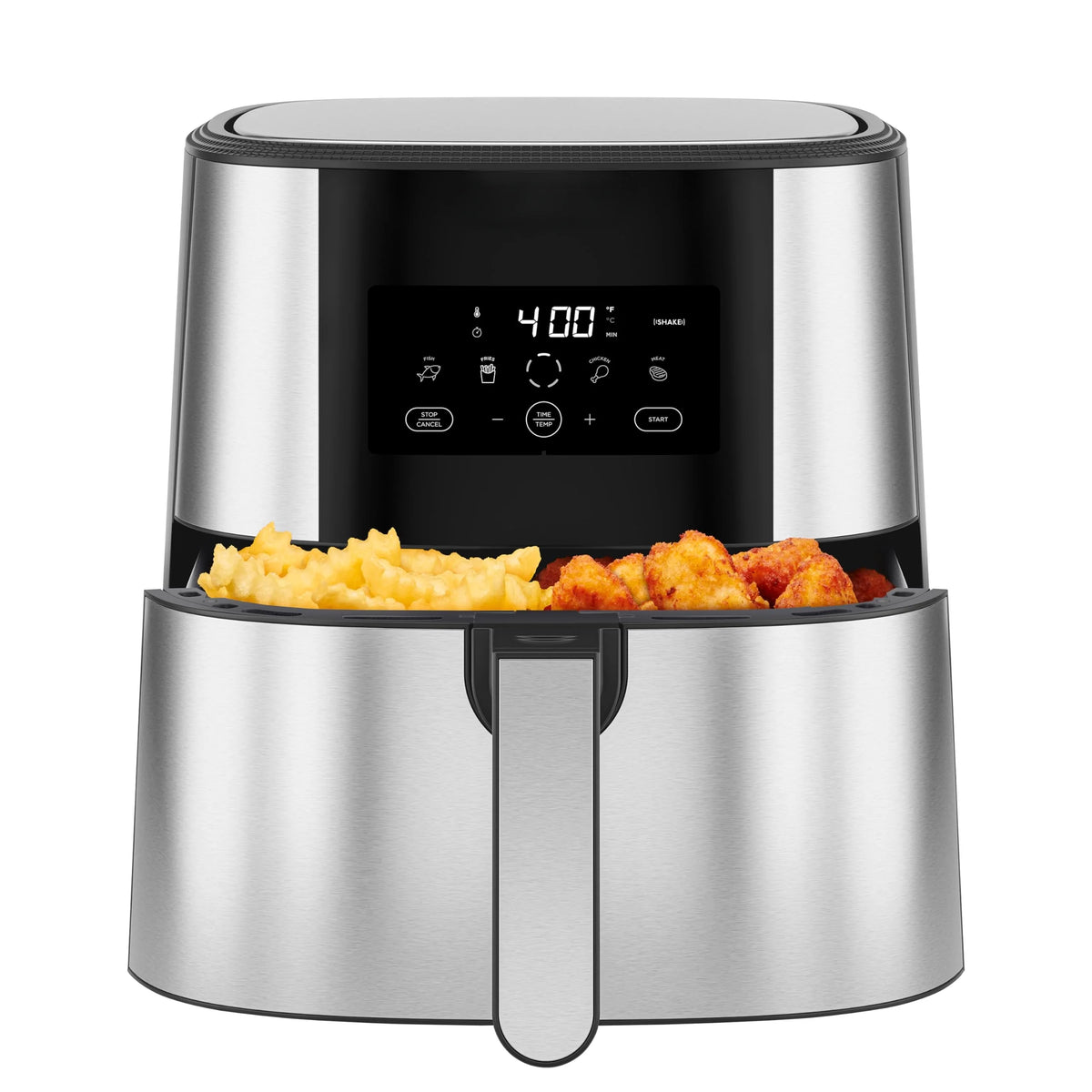 8 Qt Nonstick Stainless Steel Air Fryer A3179