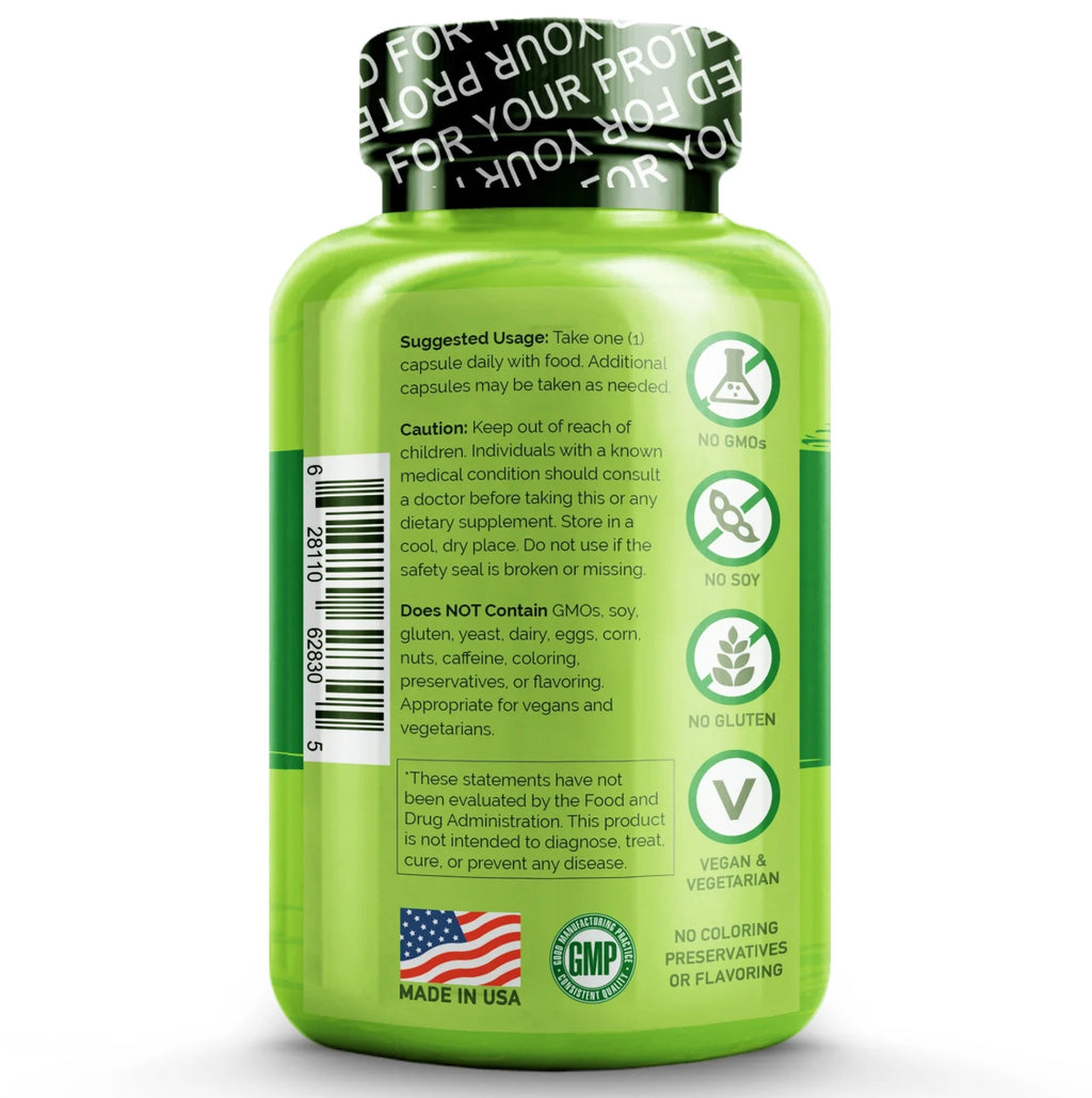 Magnesium Glycinate Chelate Complex 200 mg 120 Capsules J34464