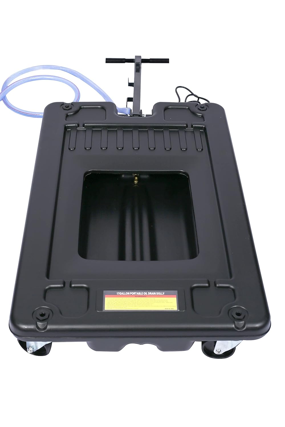 17-Gallon Oil Drain Pan with Electric Pump B23833